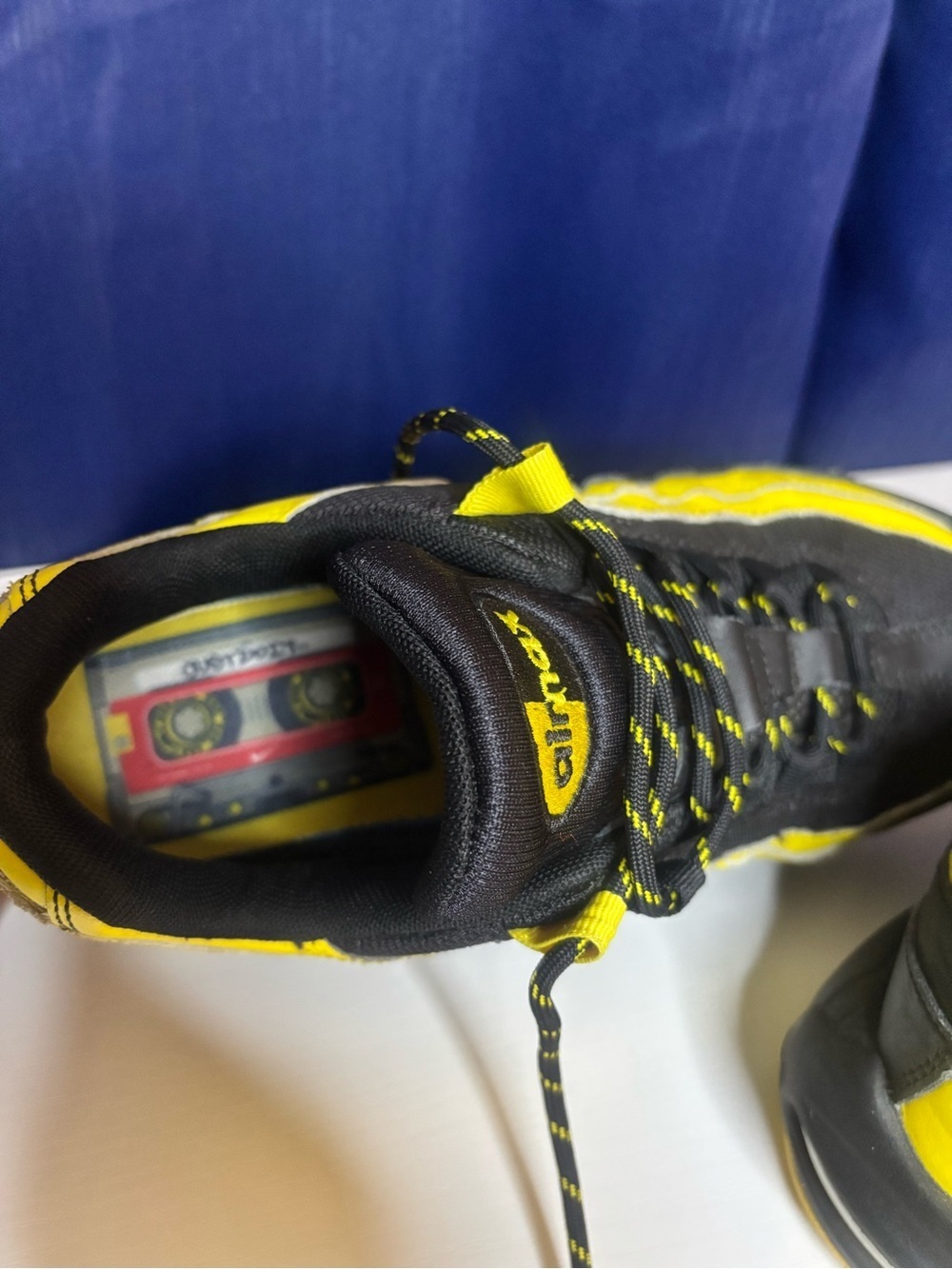 🔥 Nike Air Max 95 Black Yellow Varsity Maize Sneakers Men’s OG Style - Picture 6 of 8